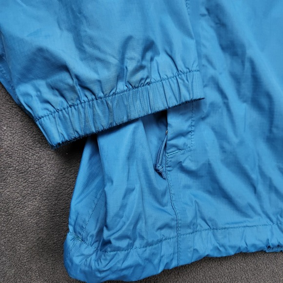 The North Face Resolve Jacket Mens XXL Blue Waterproof Full Zip Hooded Rain Coat - Picture 2 of 16